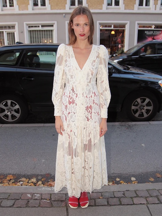 Mr. Larkin Dresses & Skirts - Mr. Larkin The Penny Dress S Small  NWT Ivory Lace V-Neck Long Sleeve Dress